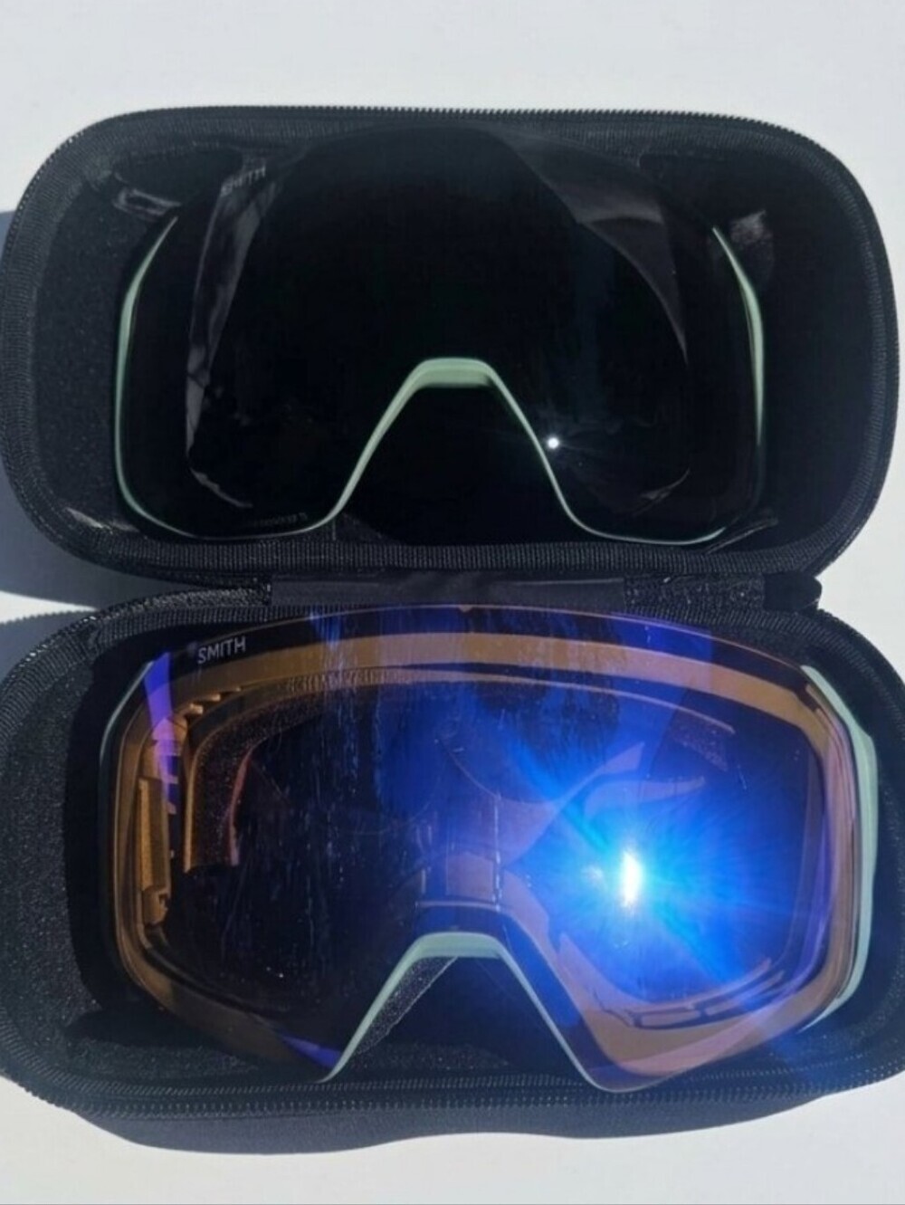 New In Case SMITH 4D MAG S Goggles Chromapop Sun Black+ Changeable Bonus Lens